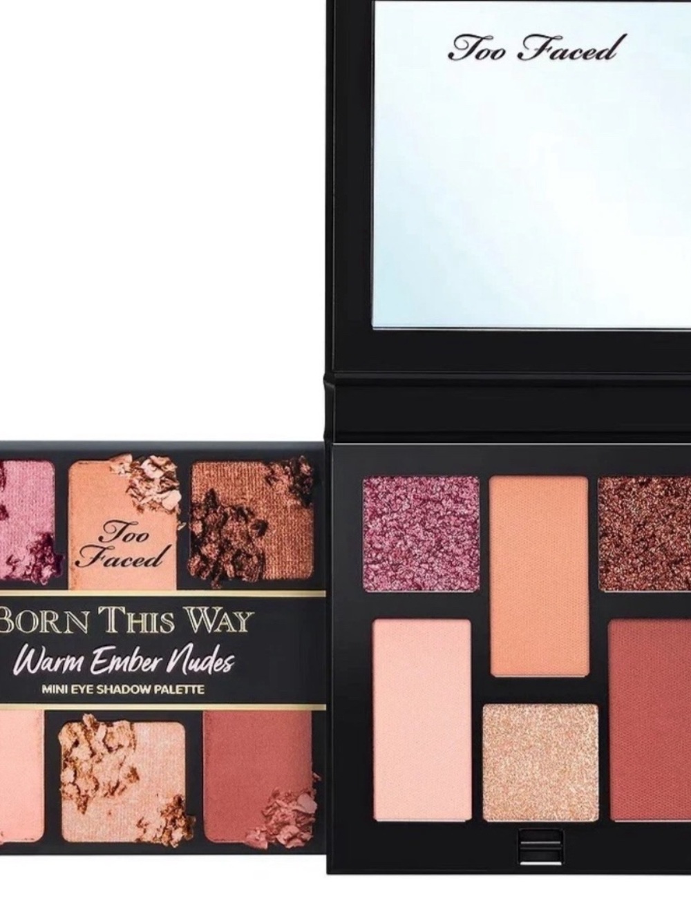 Too Faced  Born This Way WARM EMBER NUDES Mini Eye Shadow Palette NIB! FAST SHIP
